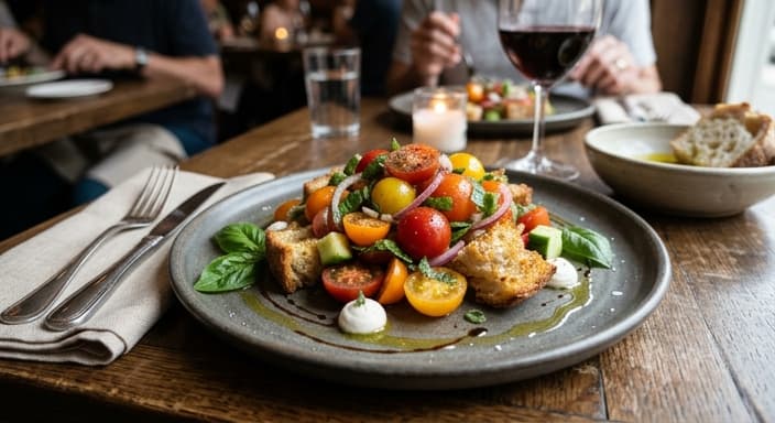 Classic Tomato Basil Panzanella