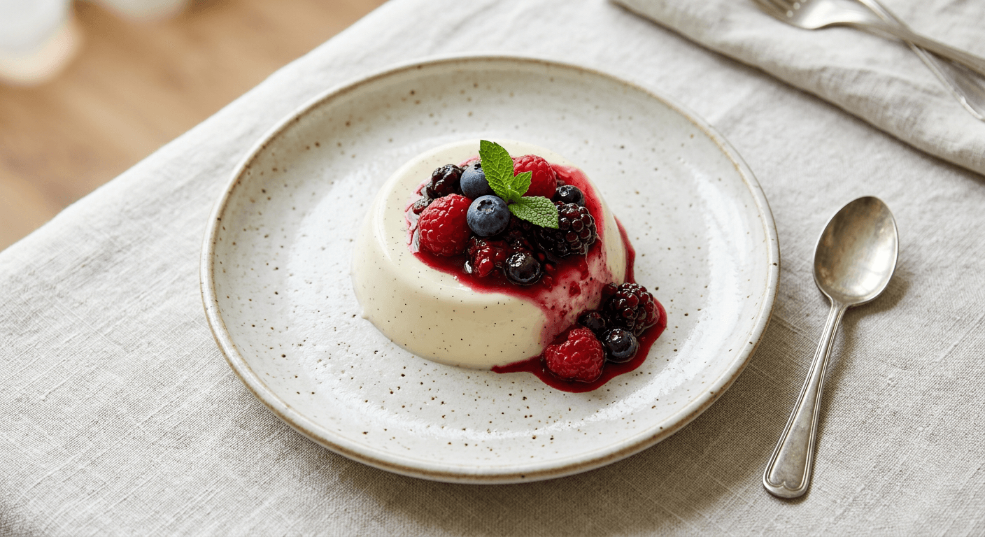 Classic Vanilla Panna Cotta With Berry Compote 1770017722641 Fg9a