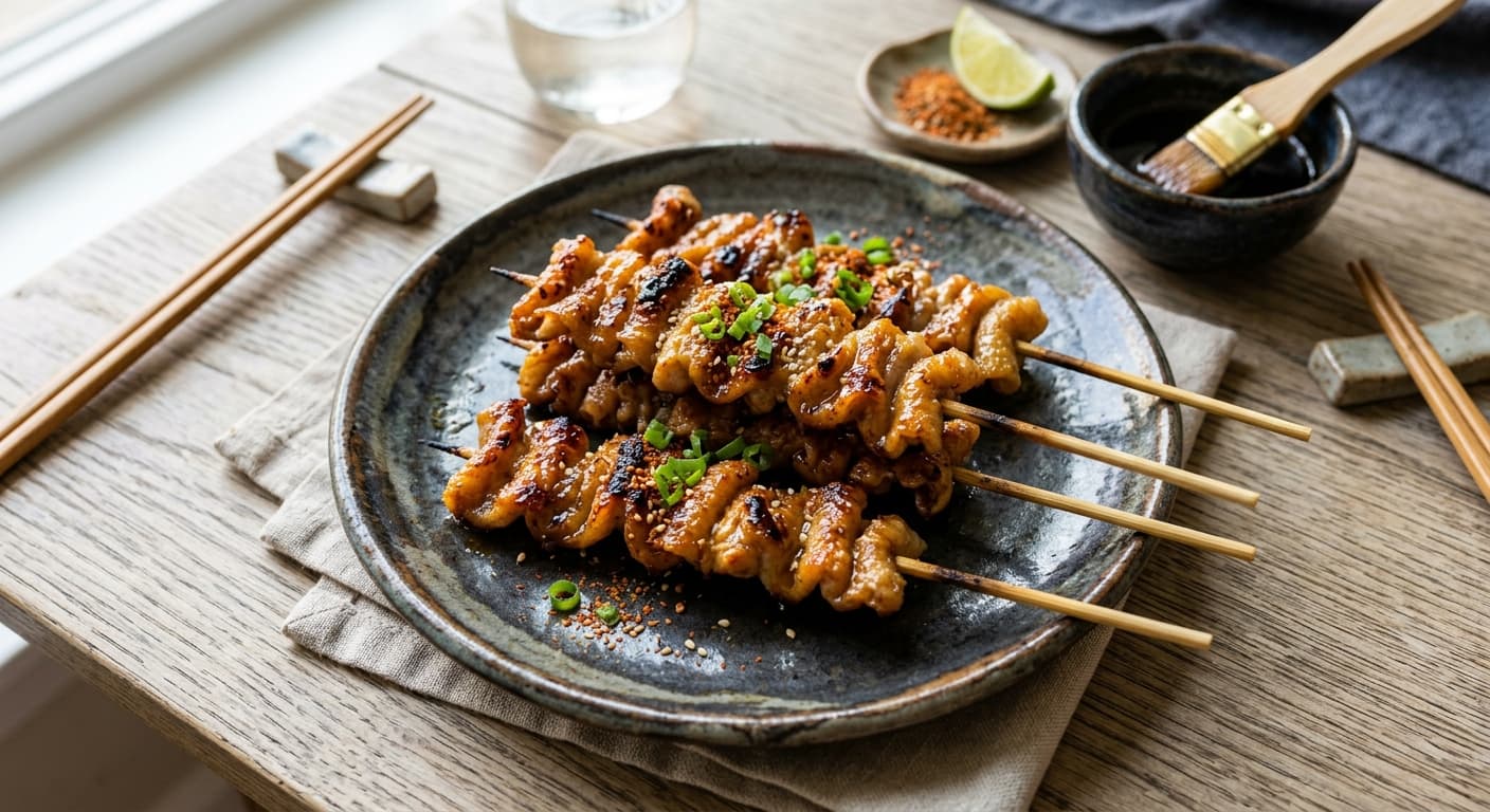 Classic Yakitori Kawa (Crispy Chicken Skin)