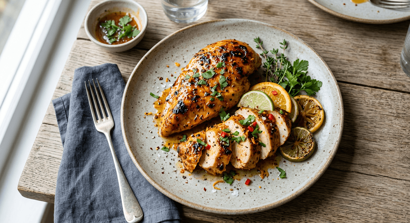 Cmkxih96i0003pkhtupfdbpgy (Spiced Citrus Glazed Chicken)