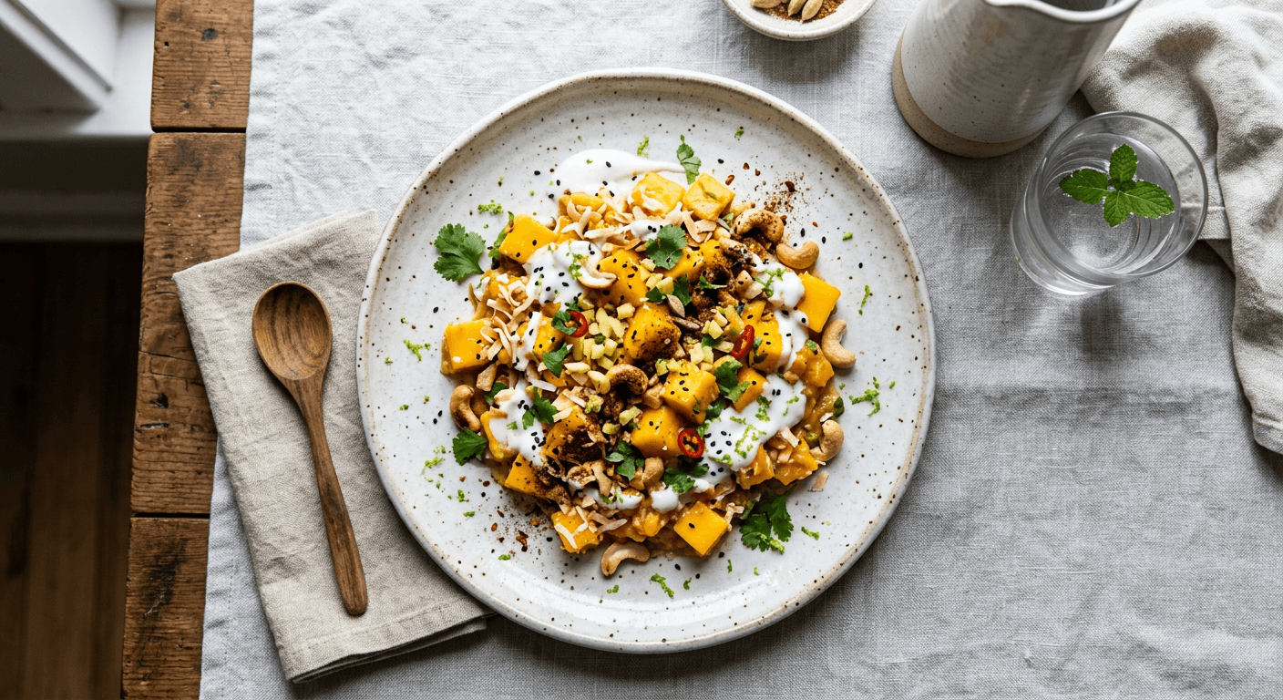 Cmm6xohxw000cqdi9yk9loxex (Spiced Coconut Mango Medley)