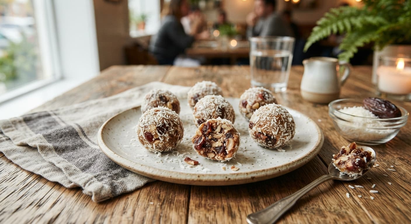 Coconut Date Energy Bites