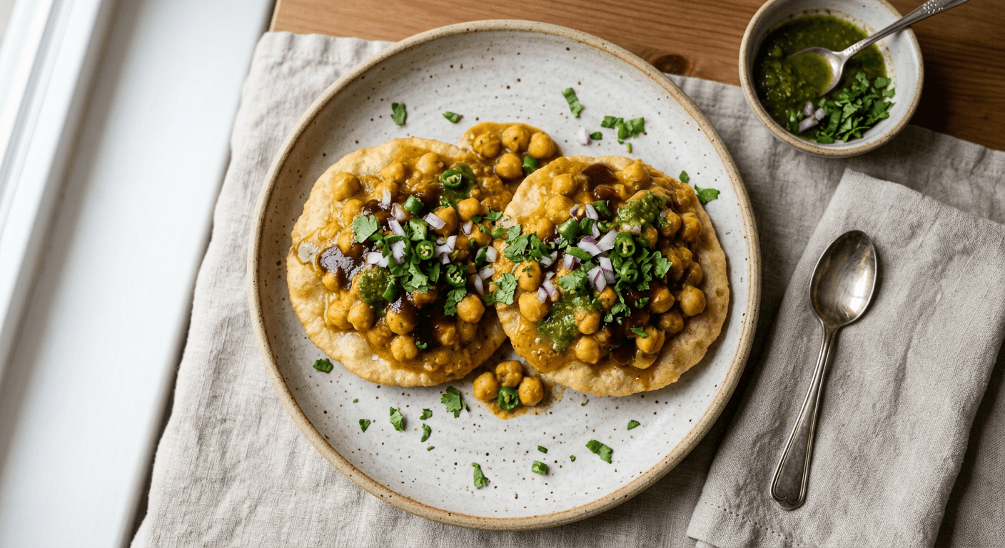 Coconut Milk Simmered Channa Doubles