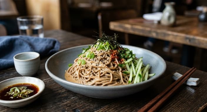 Cold Sesame Soba