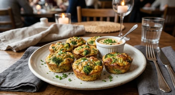 Comfort Food: Cheesy-Style Broccoli Egg Bake Bites (No Cheese)