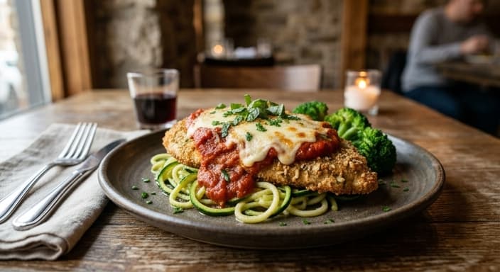 Comfort Food: Low-Carb Chicken Parmesan-Style (No Wheat, No Dairy)