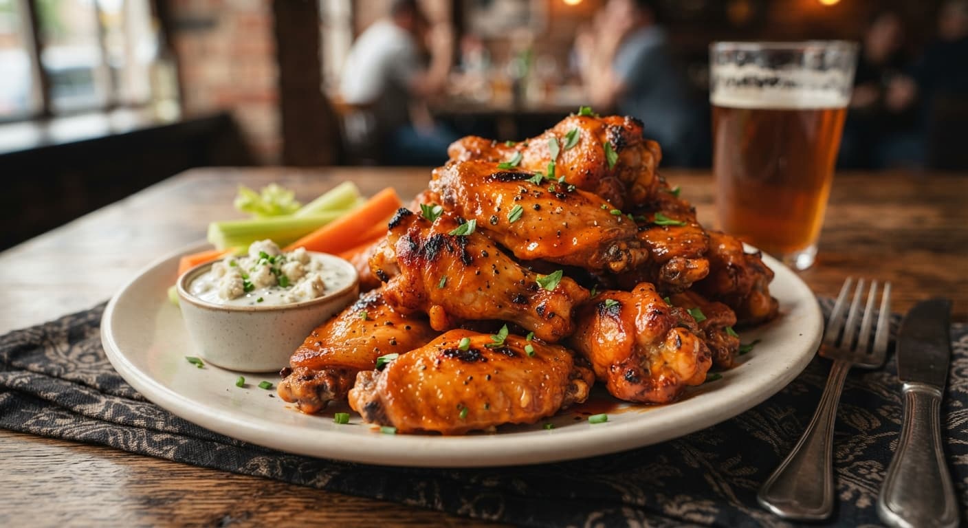 Comfort Food Smoked Buffalo Wings