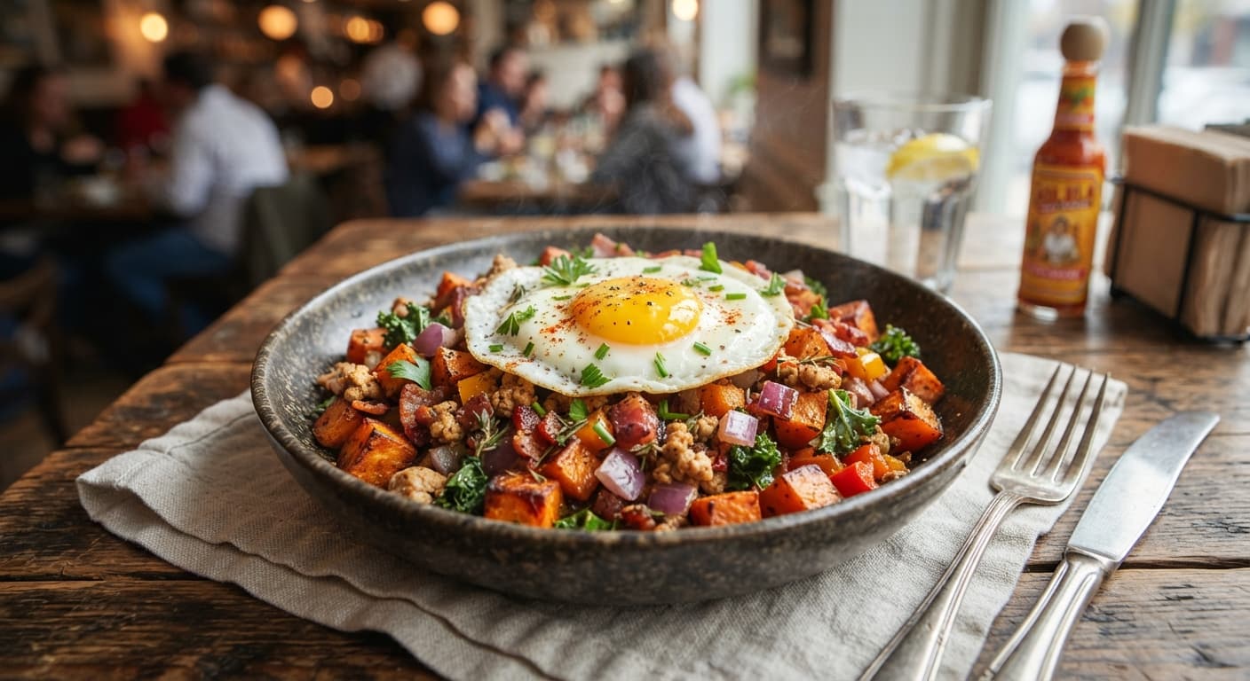Comfort Food Turkey & Sweet Potato Hash