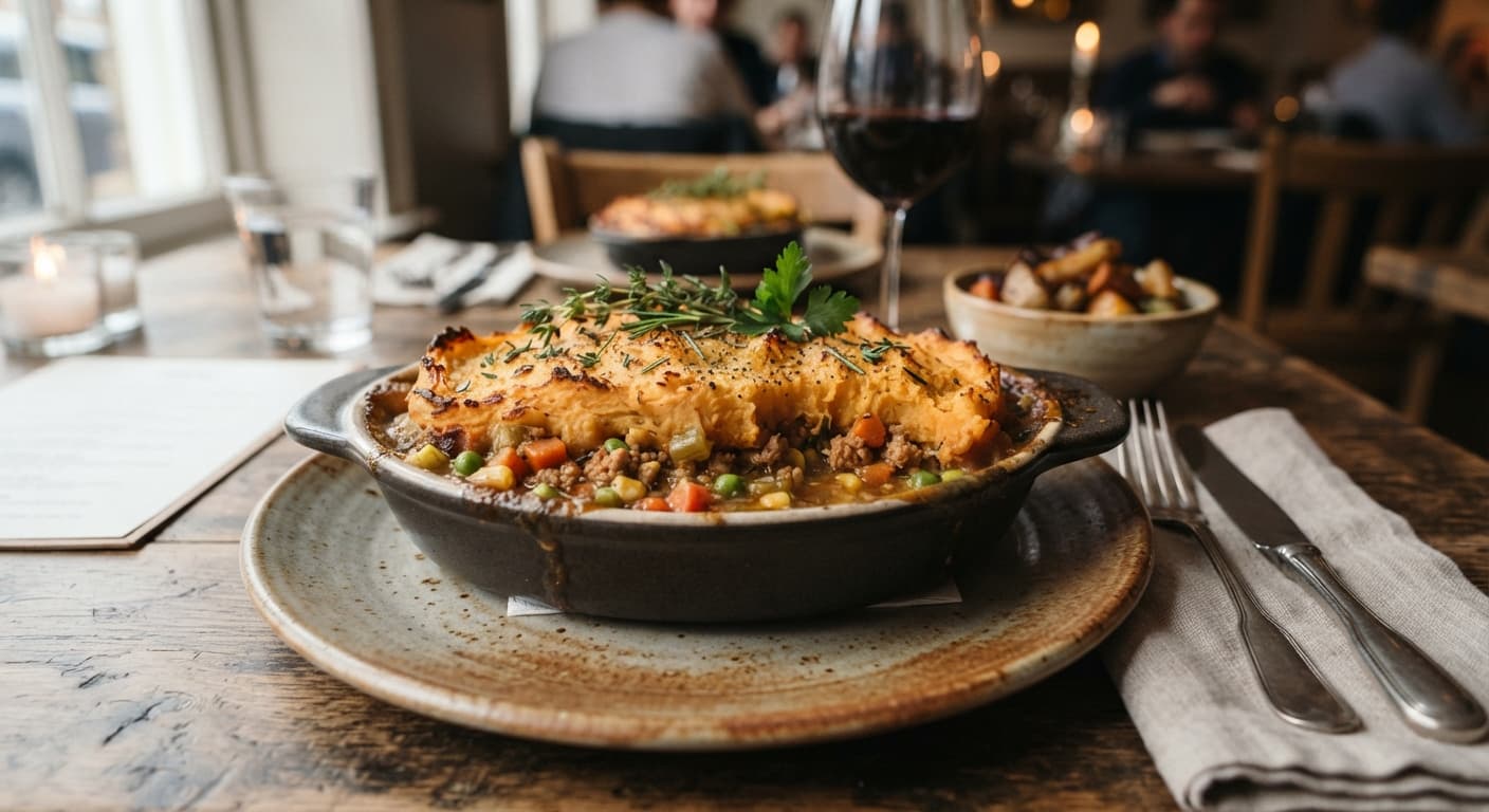 Comfort Food Turkey & Sweet Potato Shepherd’s Pie