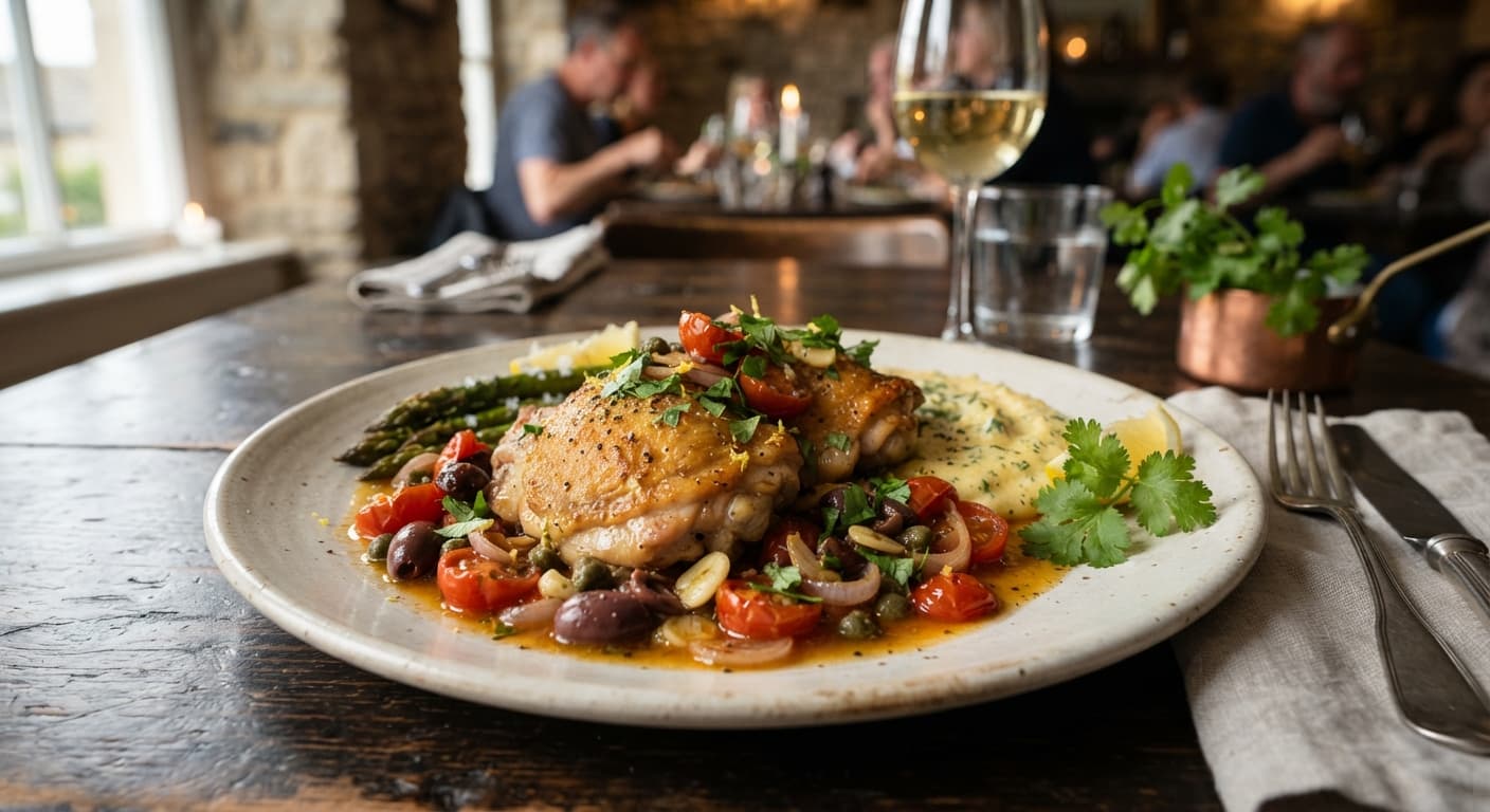 Coriander‑Lemon Poulet à la Provençale