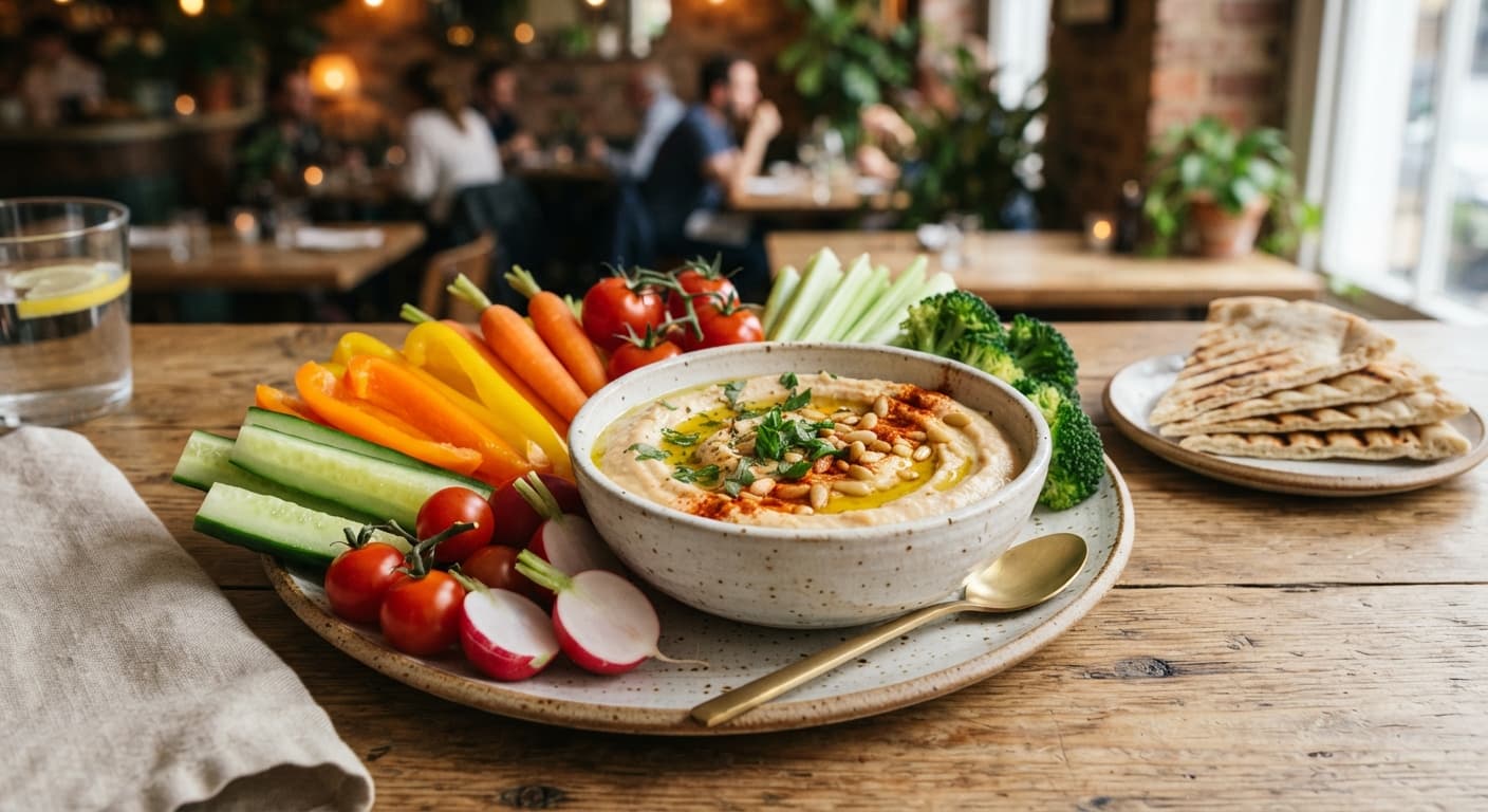 Creamy Bean Dip with Fresh Veggies