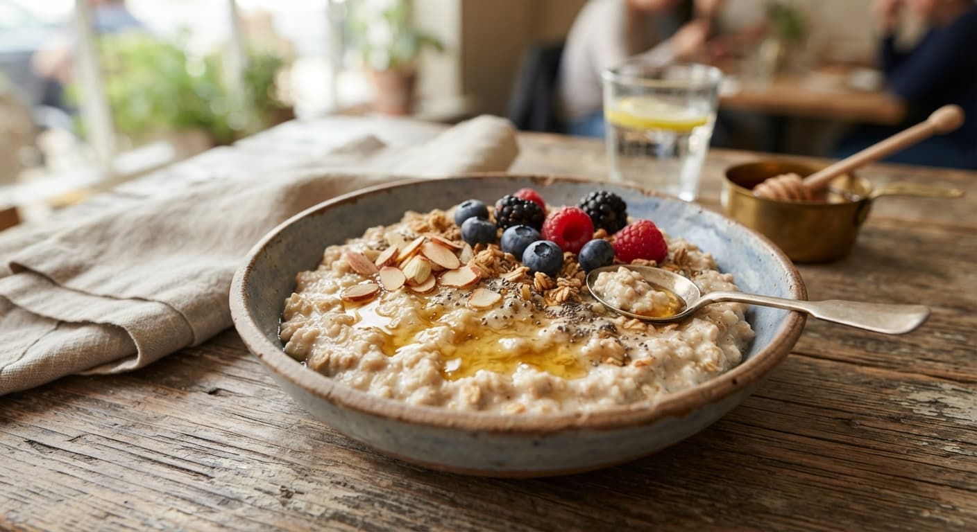 Creamy Honey-Oat Breakfast Porridge