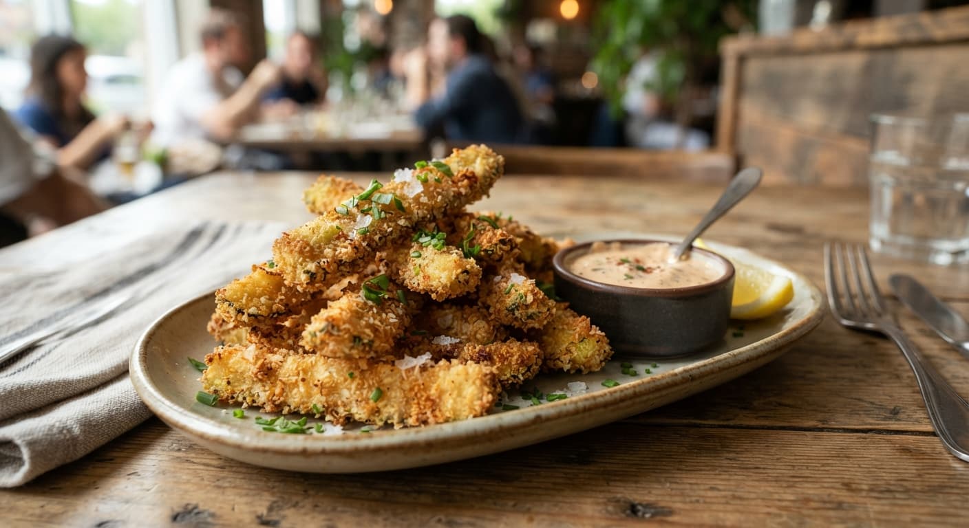 Crispy Coconut Flour Zucchini Fries