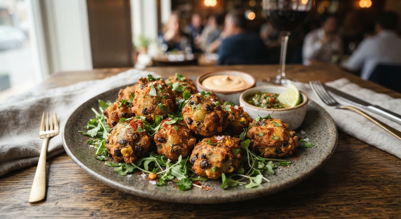 Crispy Potato & Bean Bites
