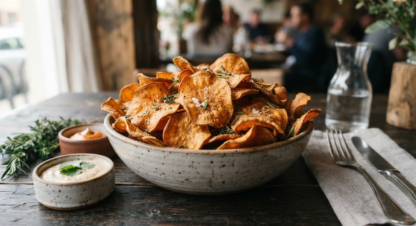 Crispy Sweet Potato Chips