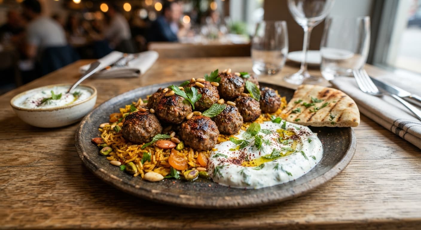 Cumin‑Spiced Lamb Meatballs with Mint Yogurt Dip