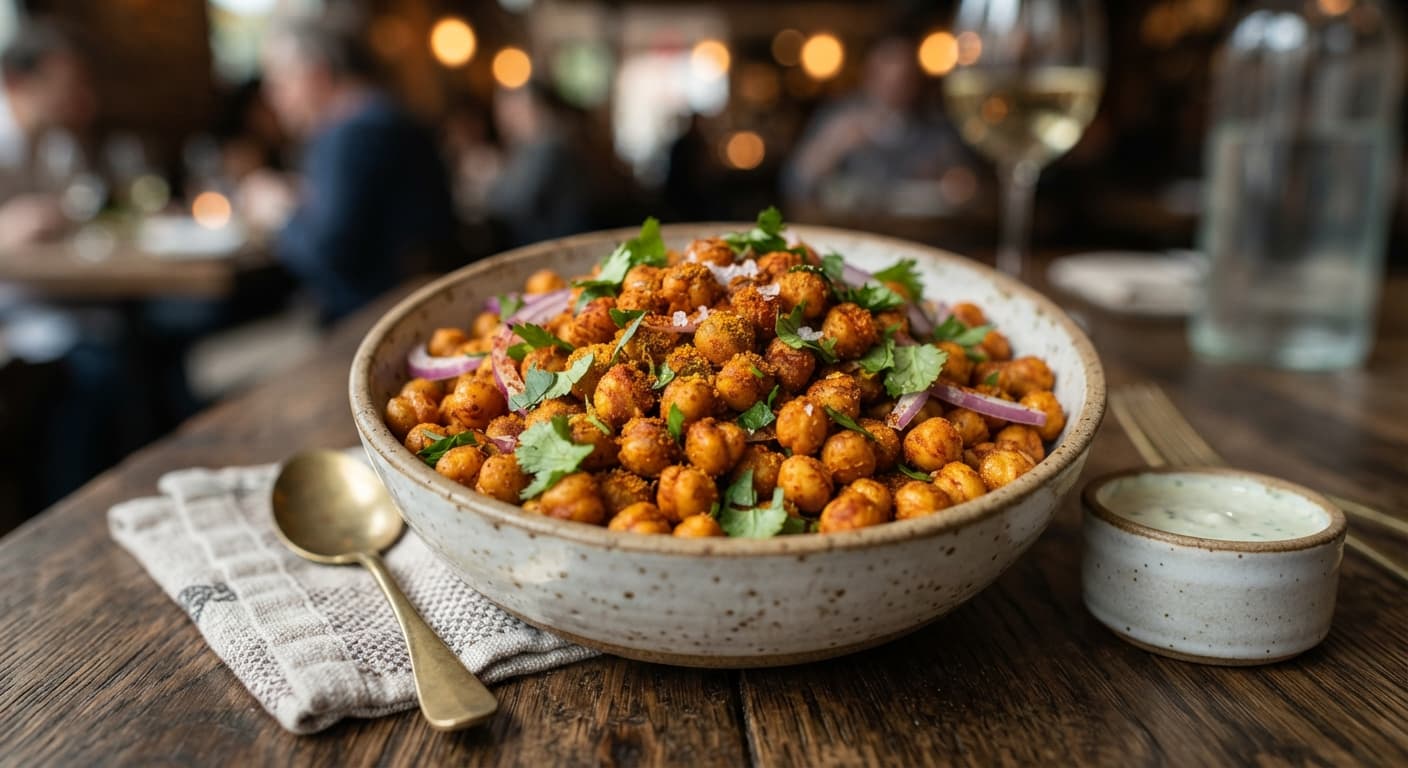 Curry-Roasted Chickpeas with Paprika