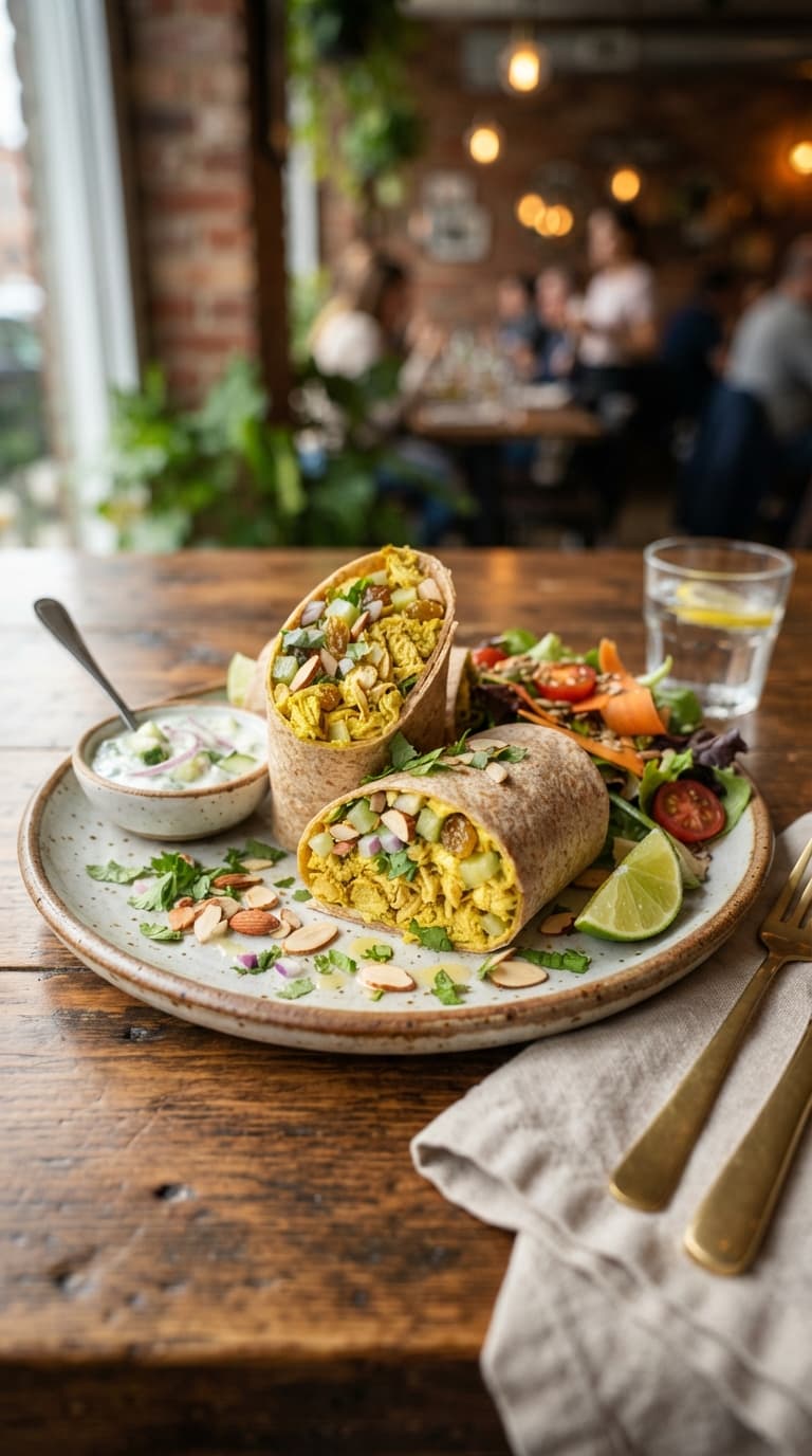 Curry-Spiced Chicken Salad Wraps