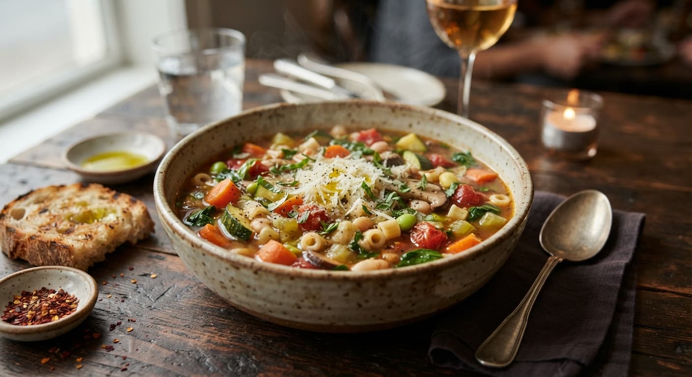Dashi-Infused Minestrone
