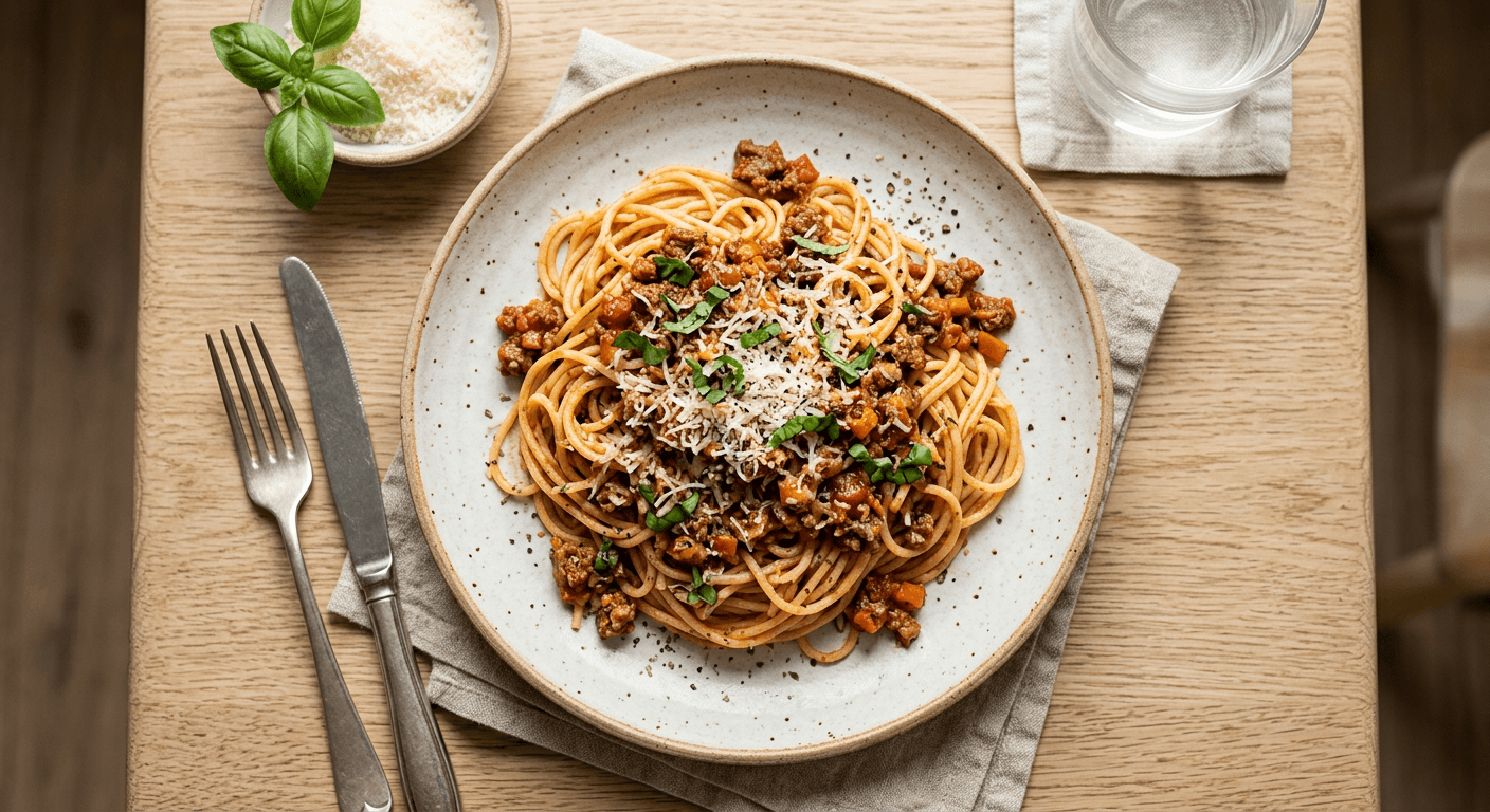 Easy Weeknight Spaghetti Bolognese
