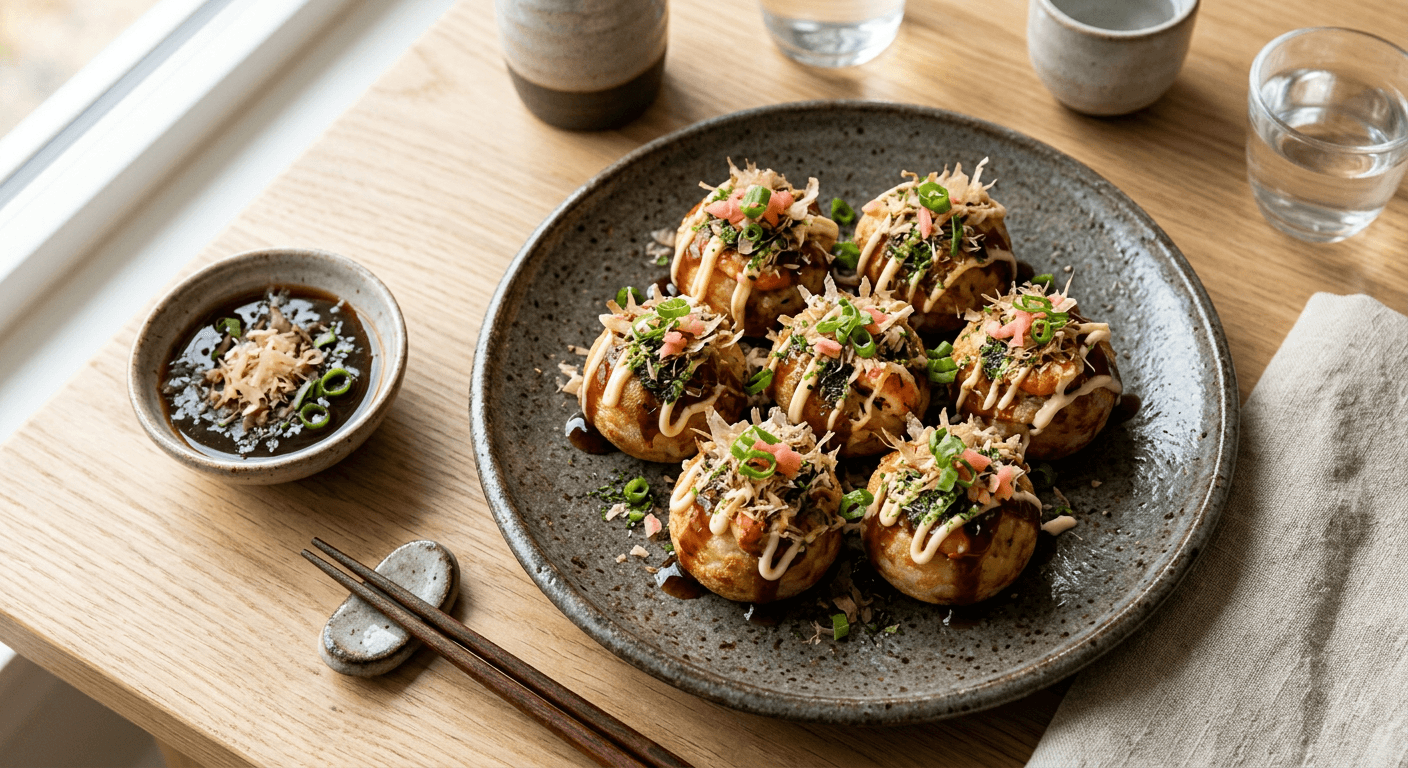Ebi Yaki Shrimp Takoyaki Variation