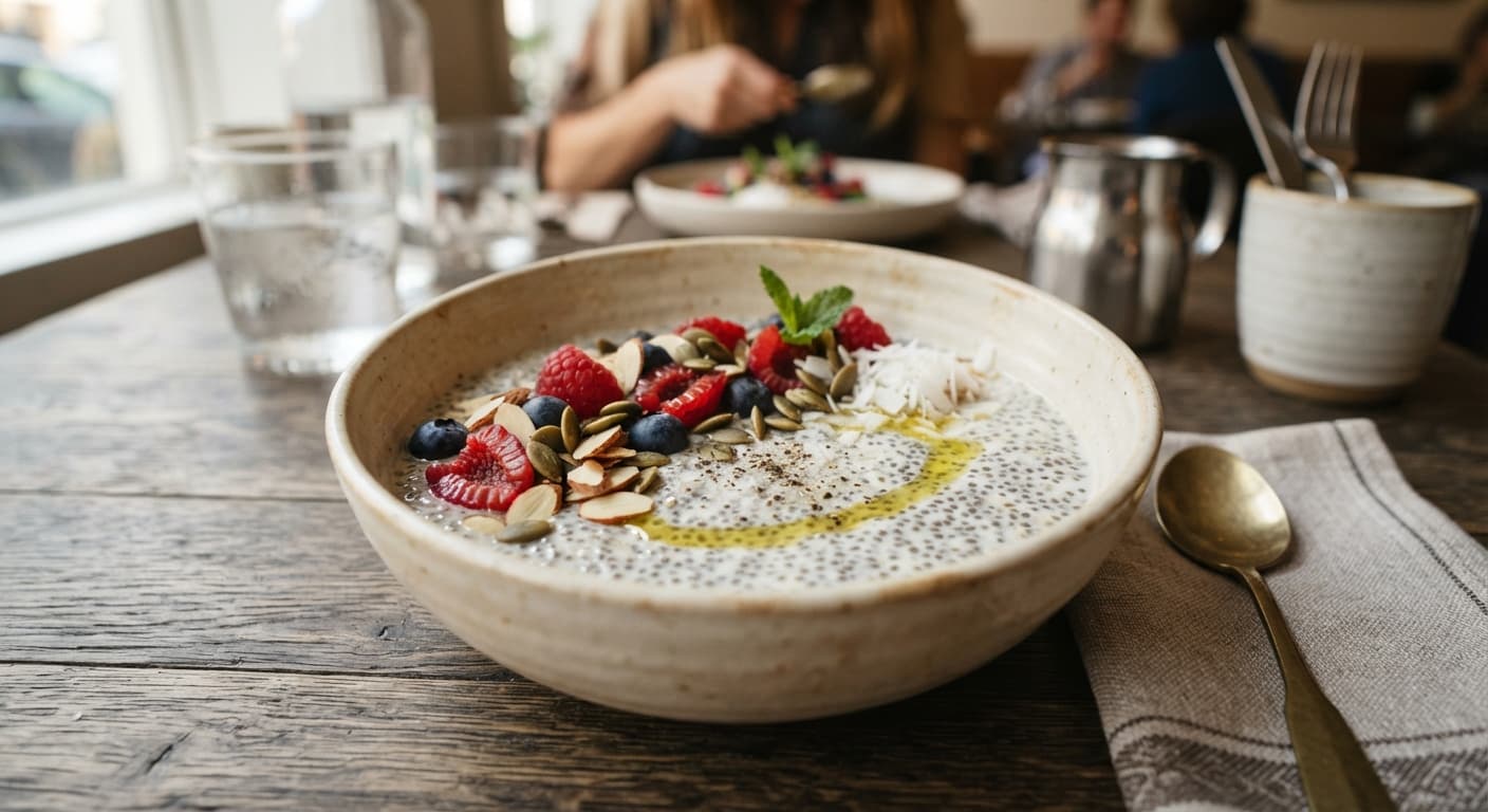 Egg‑Based Chia Seed Pudding (No Sweeteners)