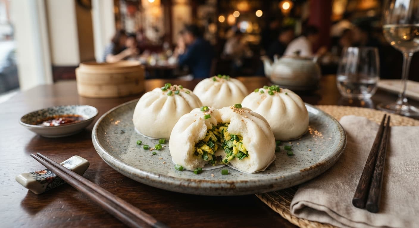 Egg & Chive Pau