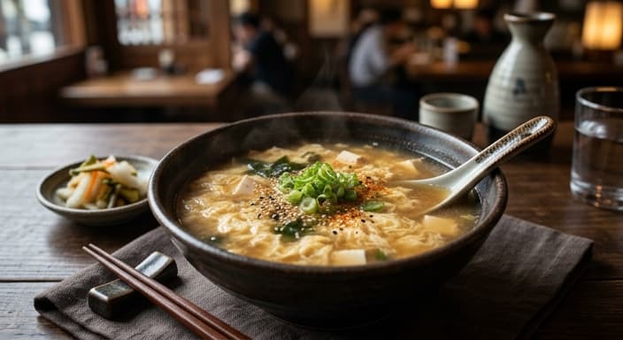 Egg Drop Miso Soup (Aka Tamago-Style)