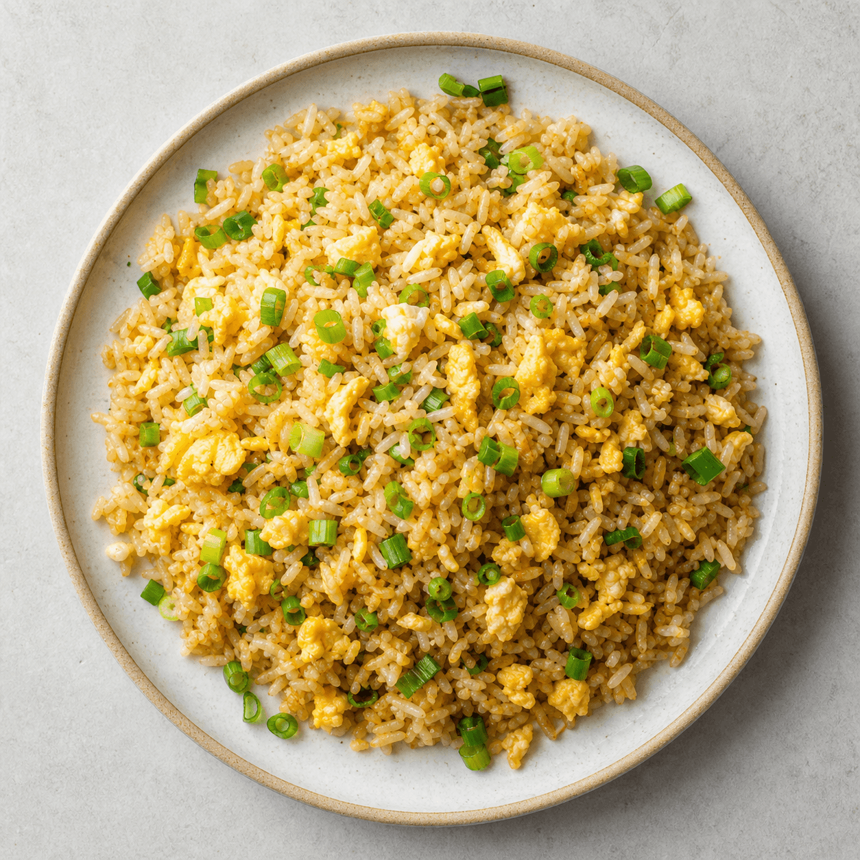 Egg Fried Rice with Scallions