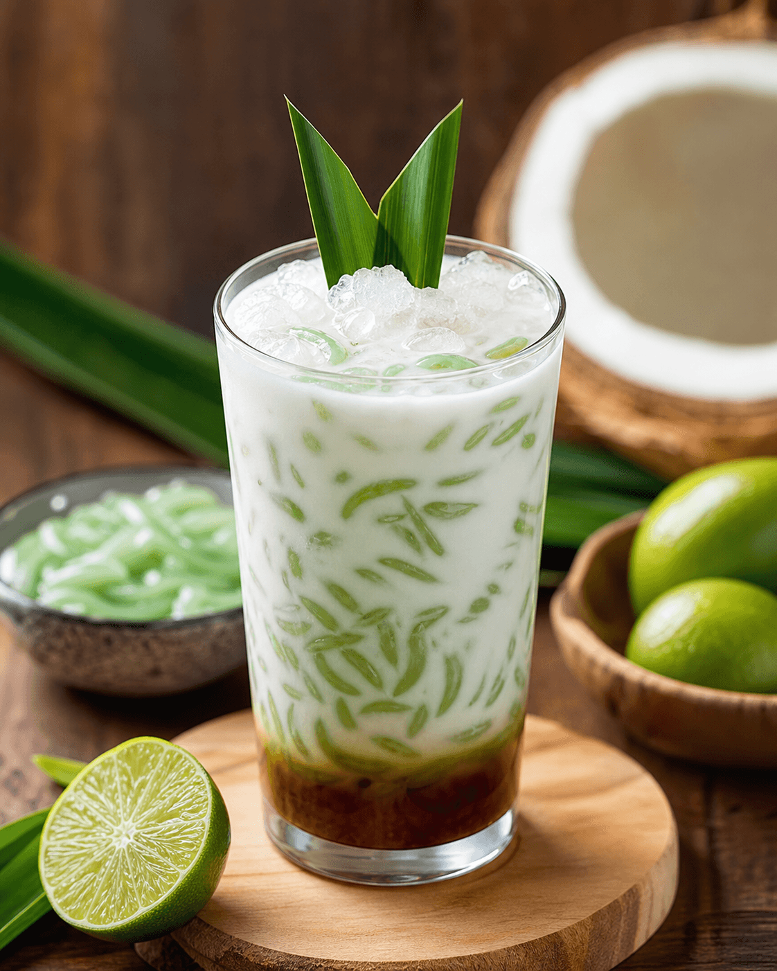 Es Dawet (Coconut-Lime Jelly Drink)
