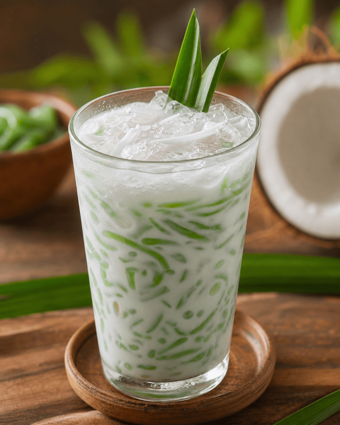 Es Dawet (Coconut Milk Coconut Jelly Drink)