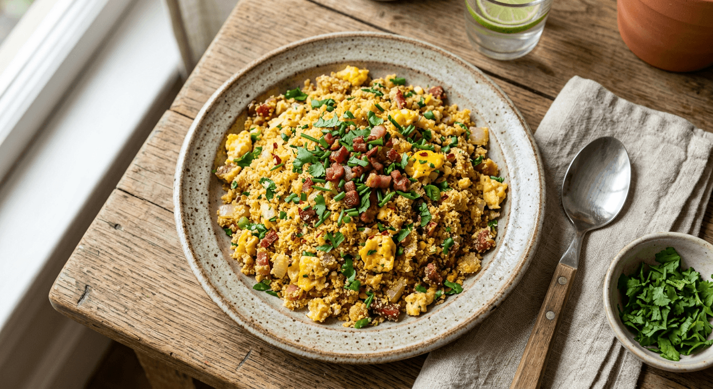 Farofa De Ovos Cassava Flour With Eggs