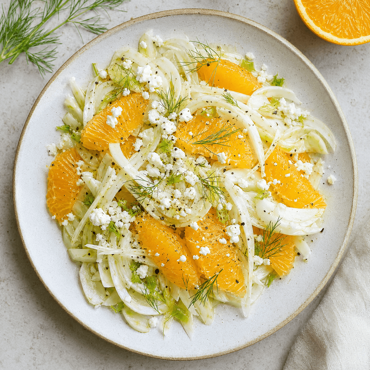 Fennel and Orange Salad with Feta