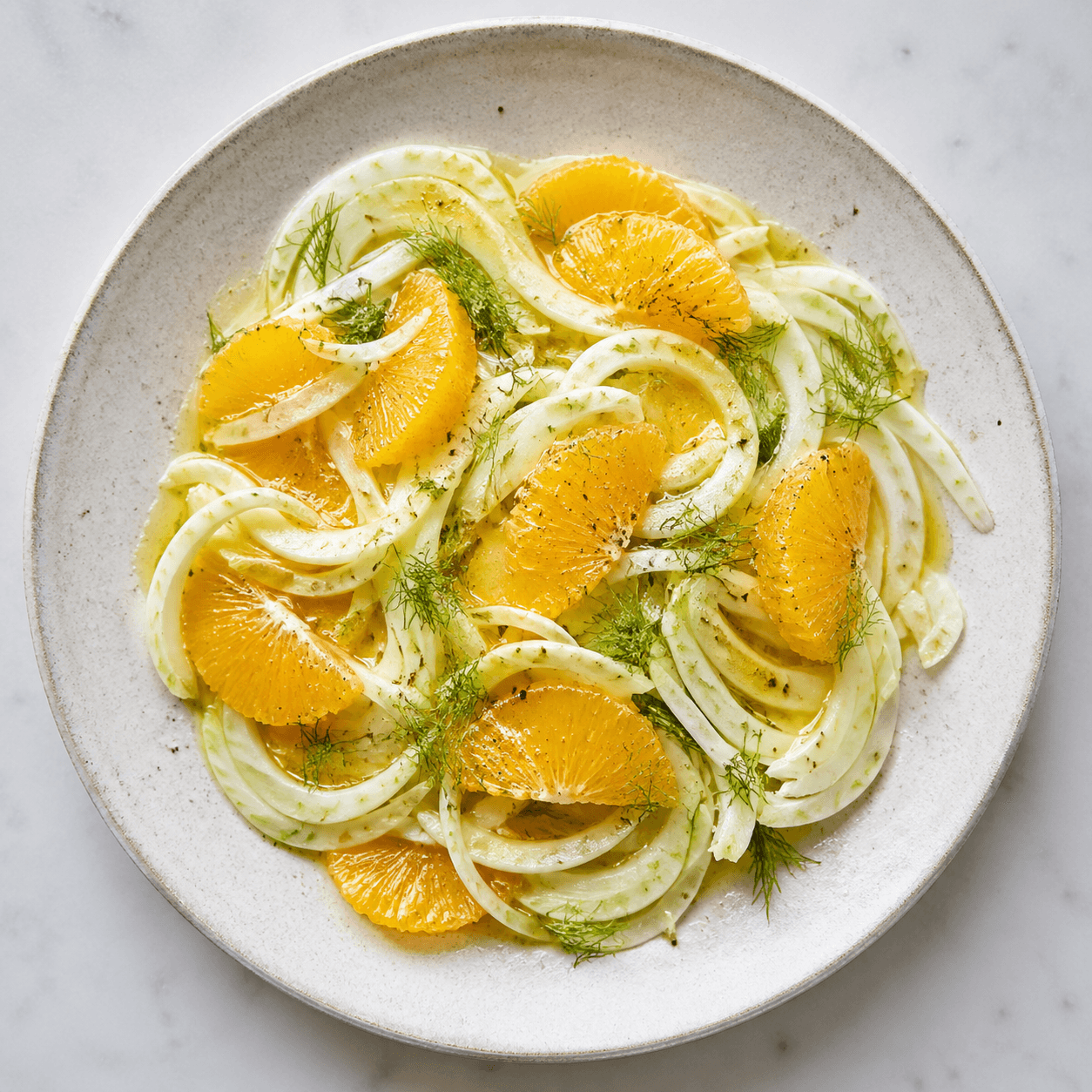 Fennel & Orange Salad with Olive Oil