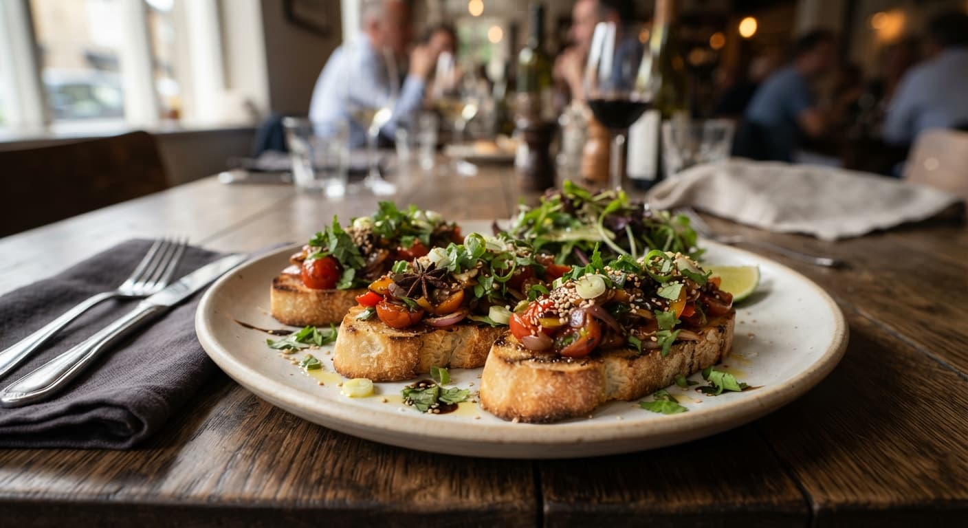 Five-Spice Bruschetta