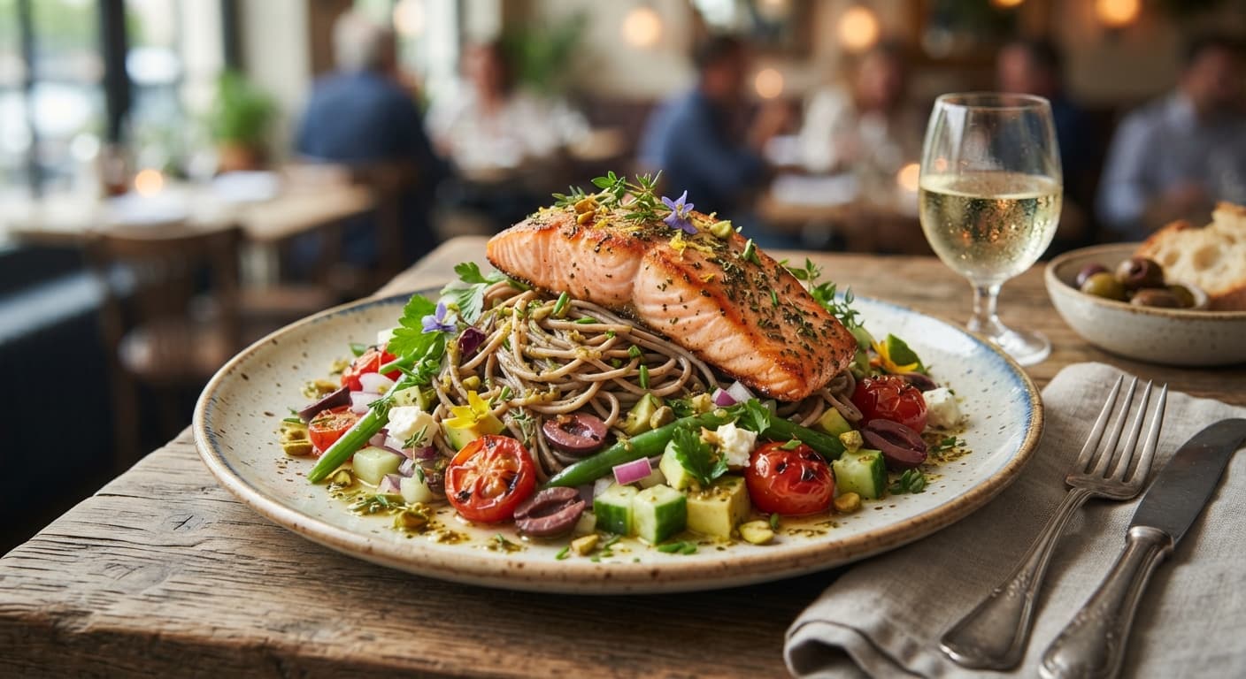French‑Inspired Soba‑Noodle Salad with Herbes de Provence