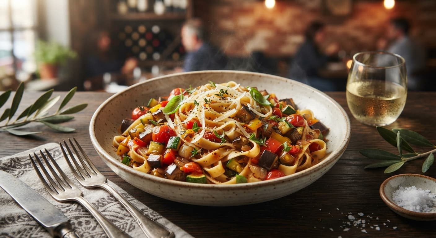 French‑Style Stir‑Fried Ratatouille Noodles