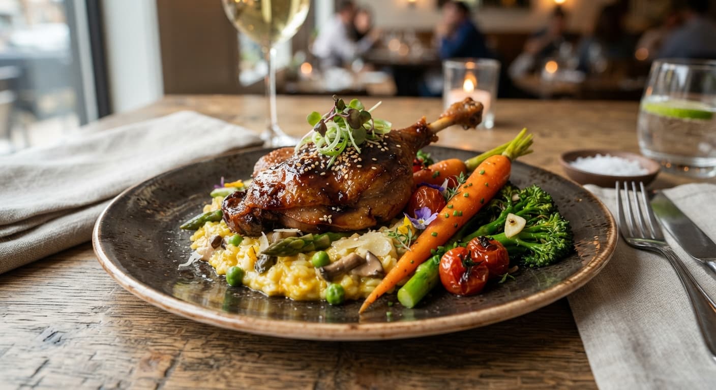 French‑Twist Soy‑Glazed Duck Confit