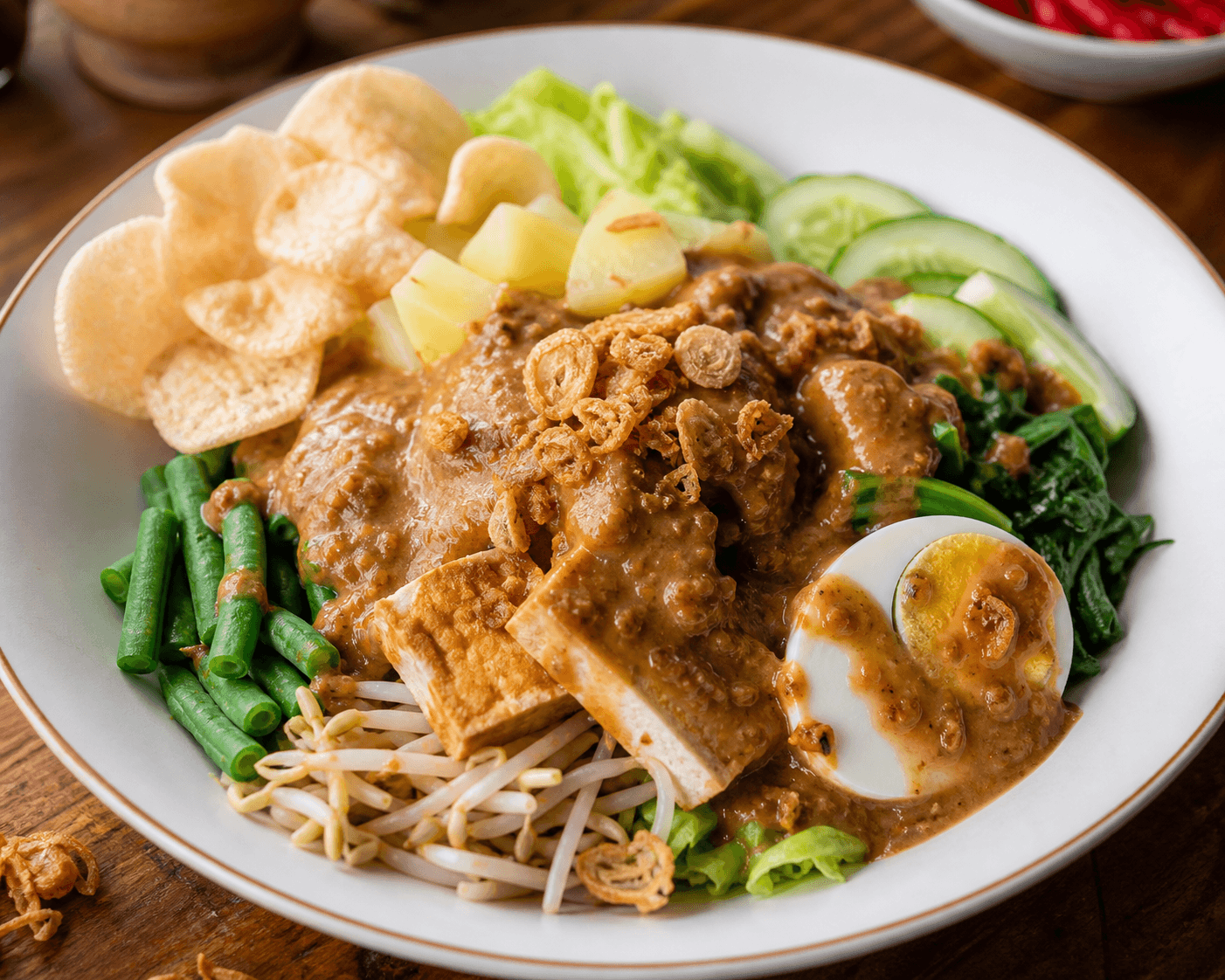 Gado-Gado Javanese Salad with Peanut Dressing
