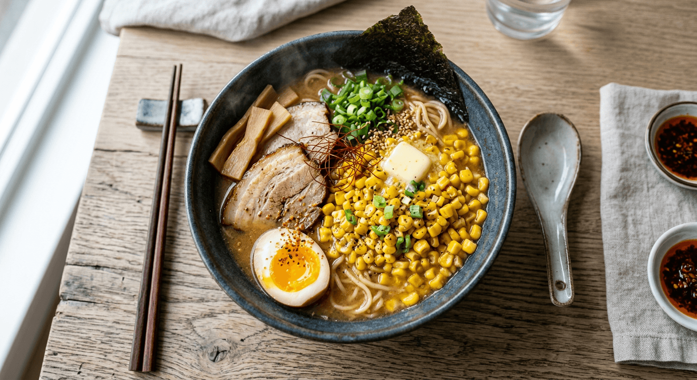 Garlic Butter Corn Sapporo Ramen