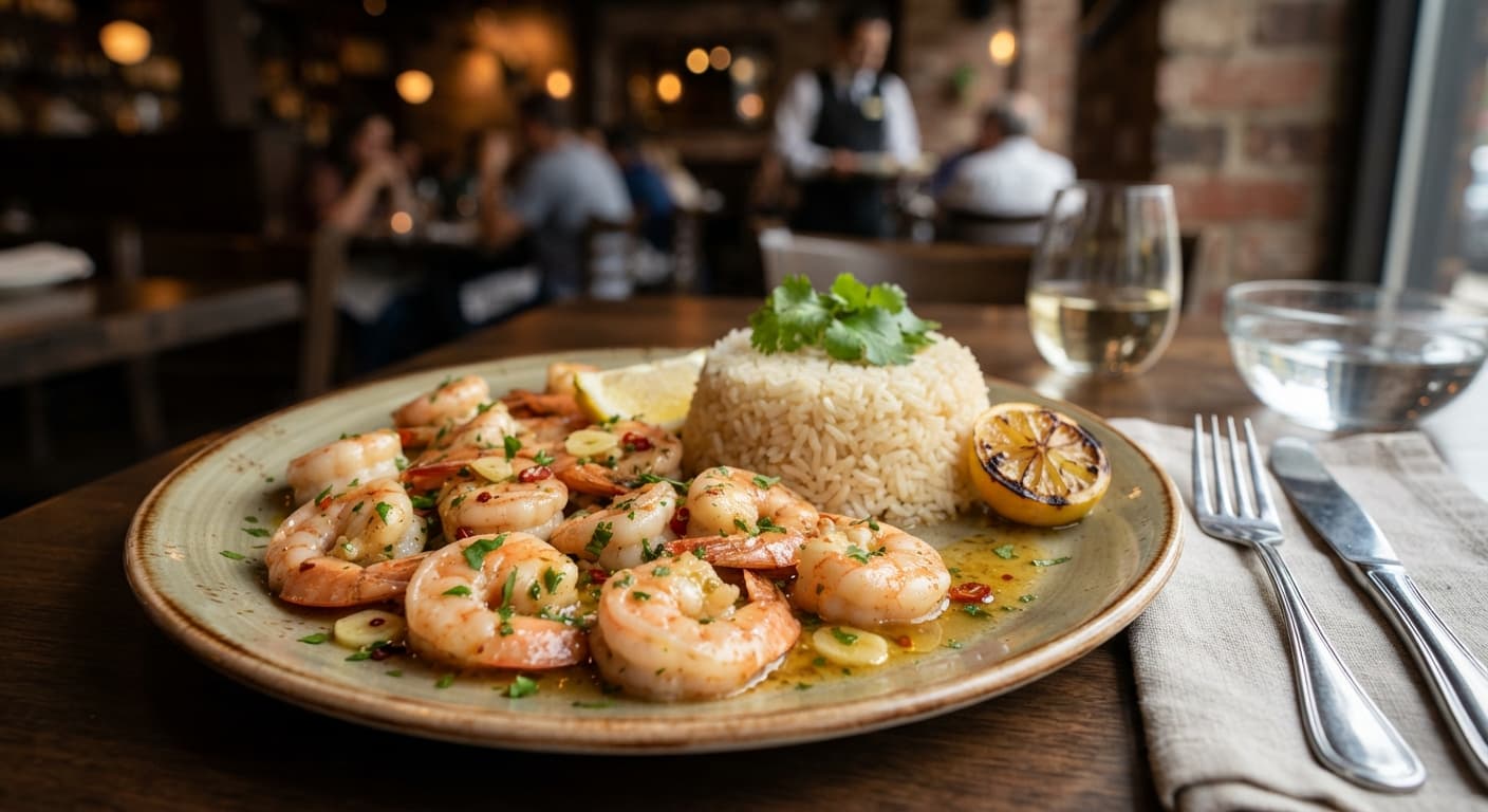 Garlic Butter Shrimp with Jasmine Rice