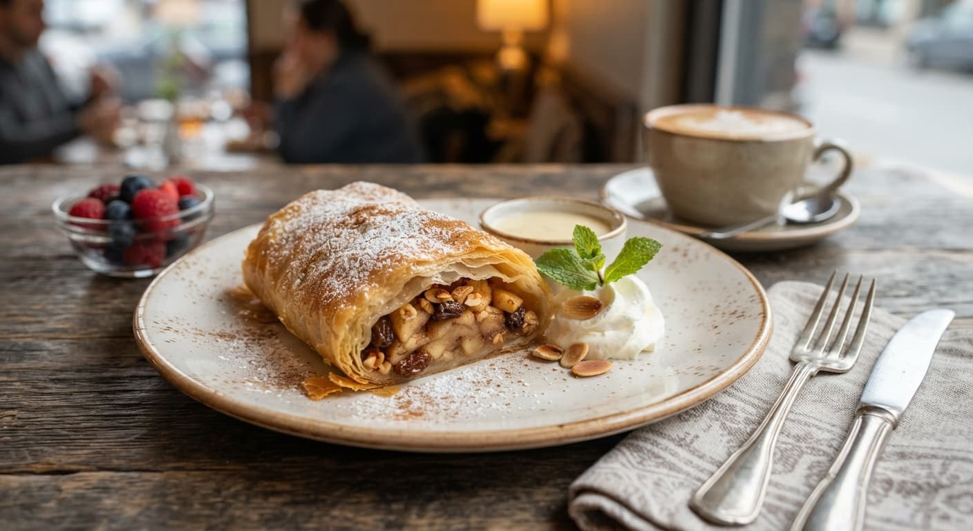 German Apple Strudel Breakfast Roll