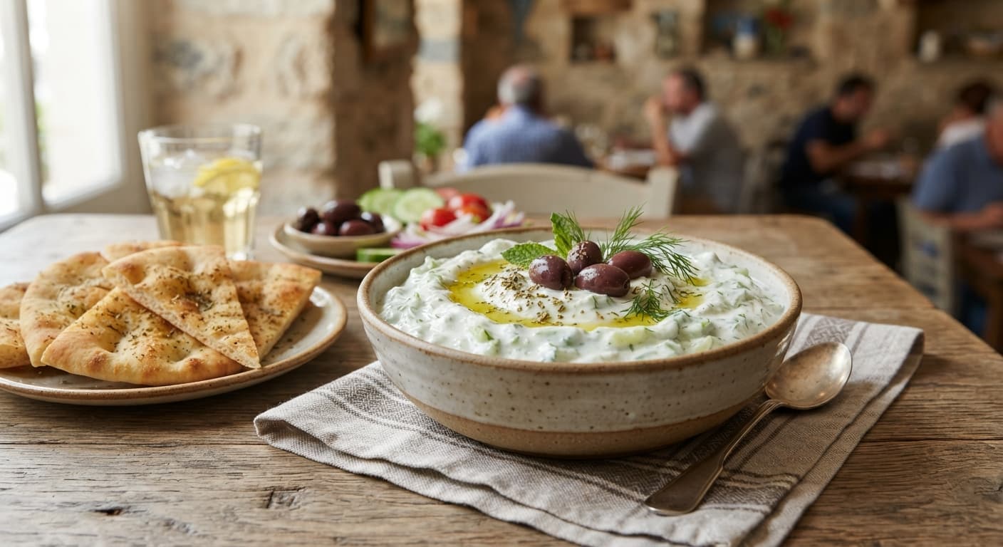 Greek Yogurt Cucumber Tzatziki Bowls