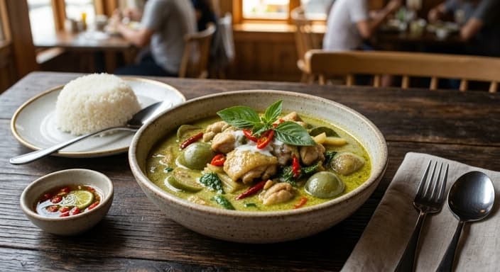 Green Curry Chicken (Gaeng Keow Wan)