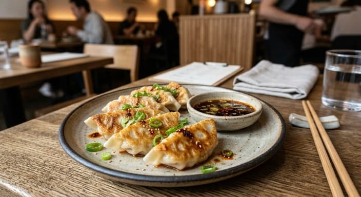 Gyoza-Style Pan Dumplings (Shortcut)