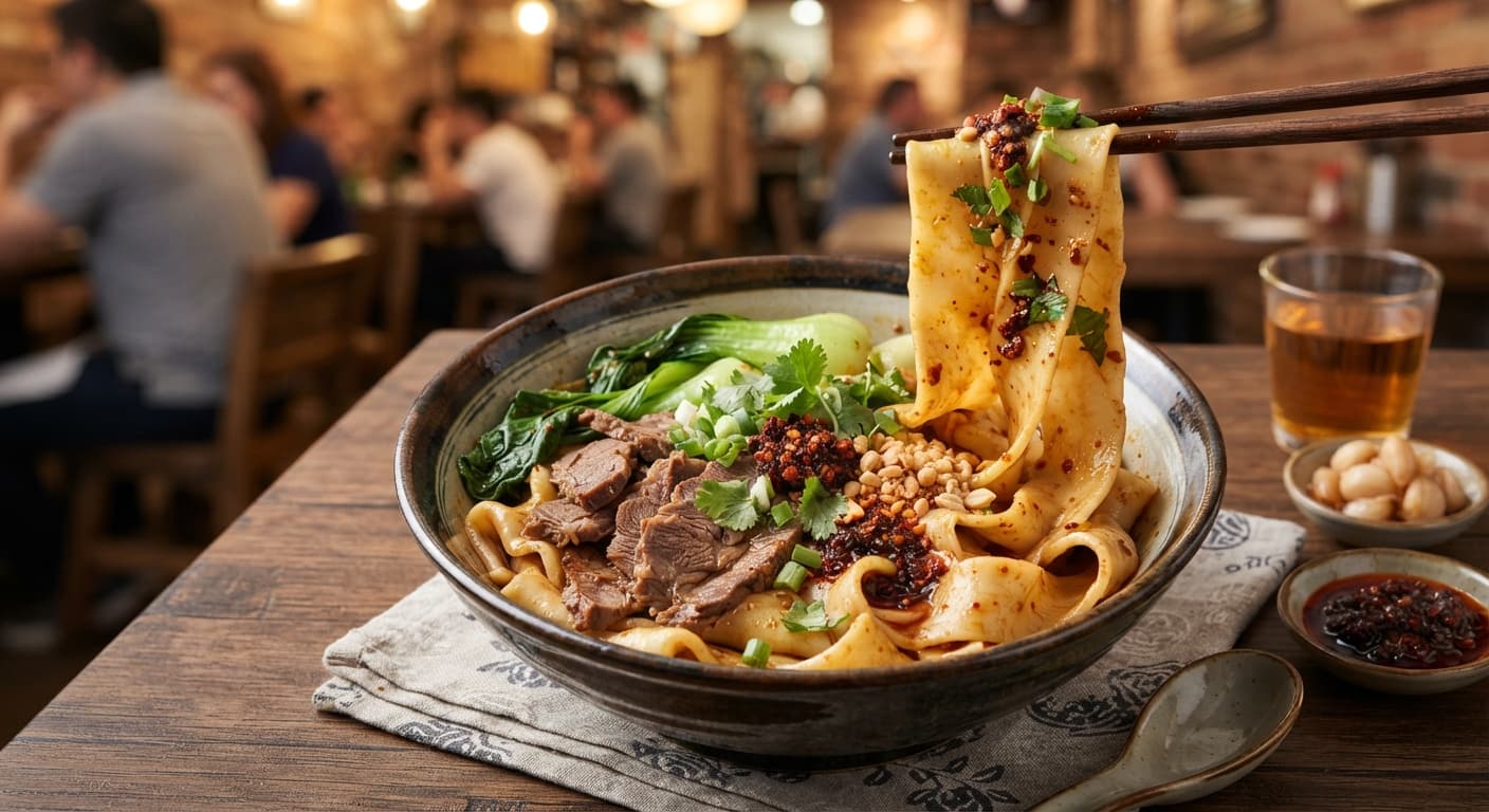 Hand-Pulled Biang Biang Noodles