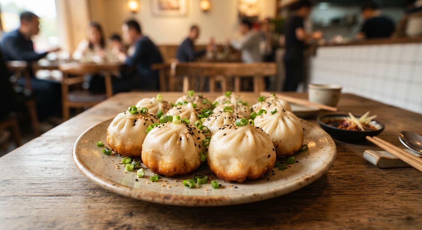 Handmade Soup-Filled Sheng Jian Bao