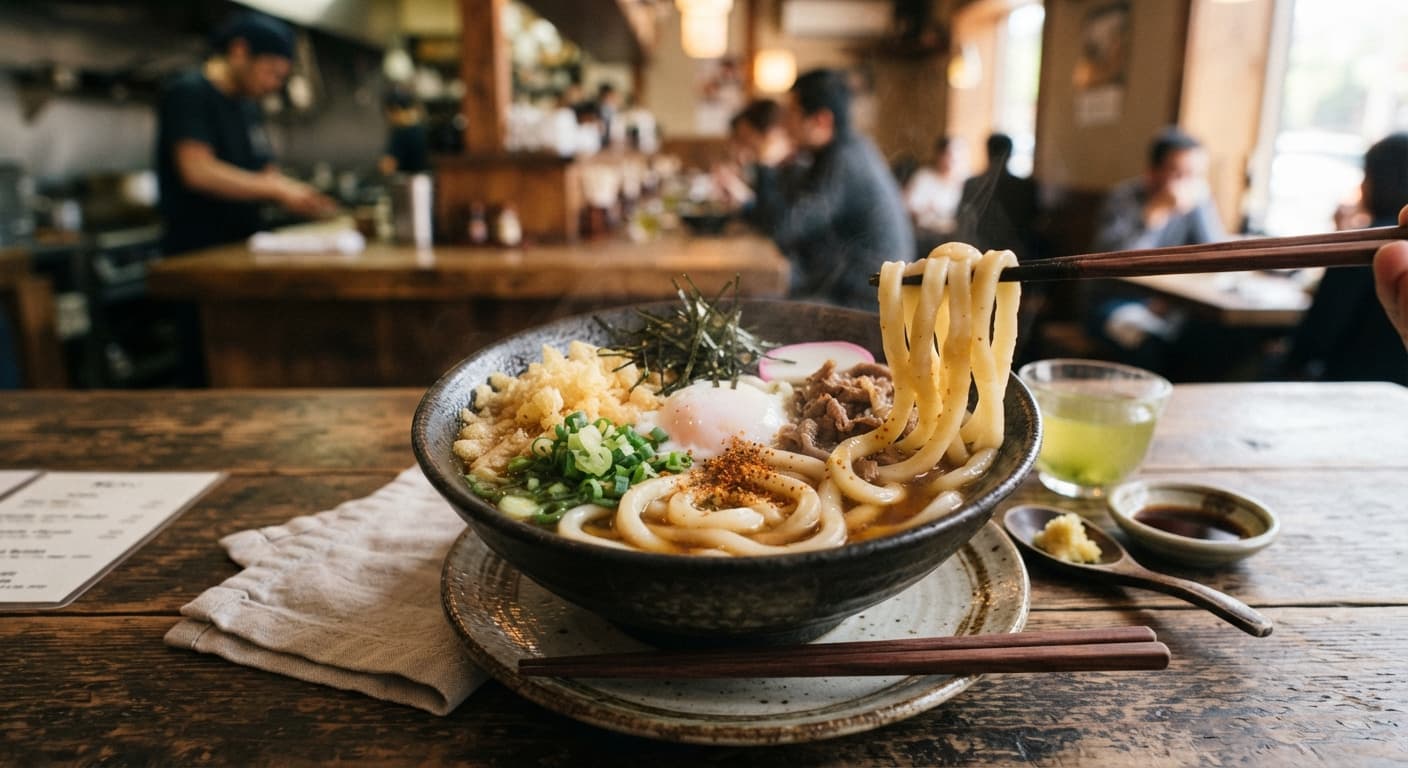 Handmade Udon Noodles from Scratch
