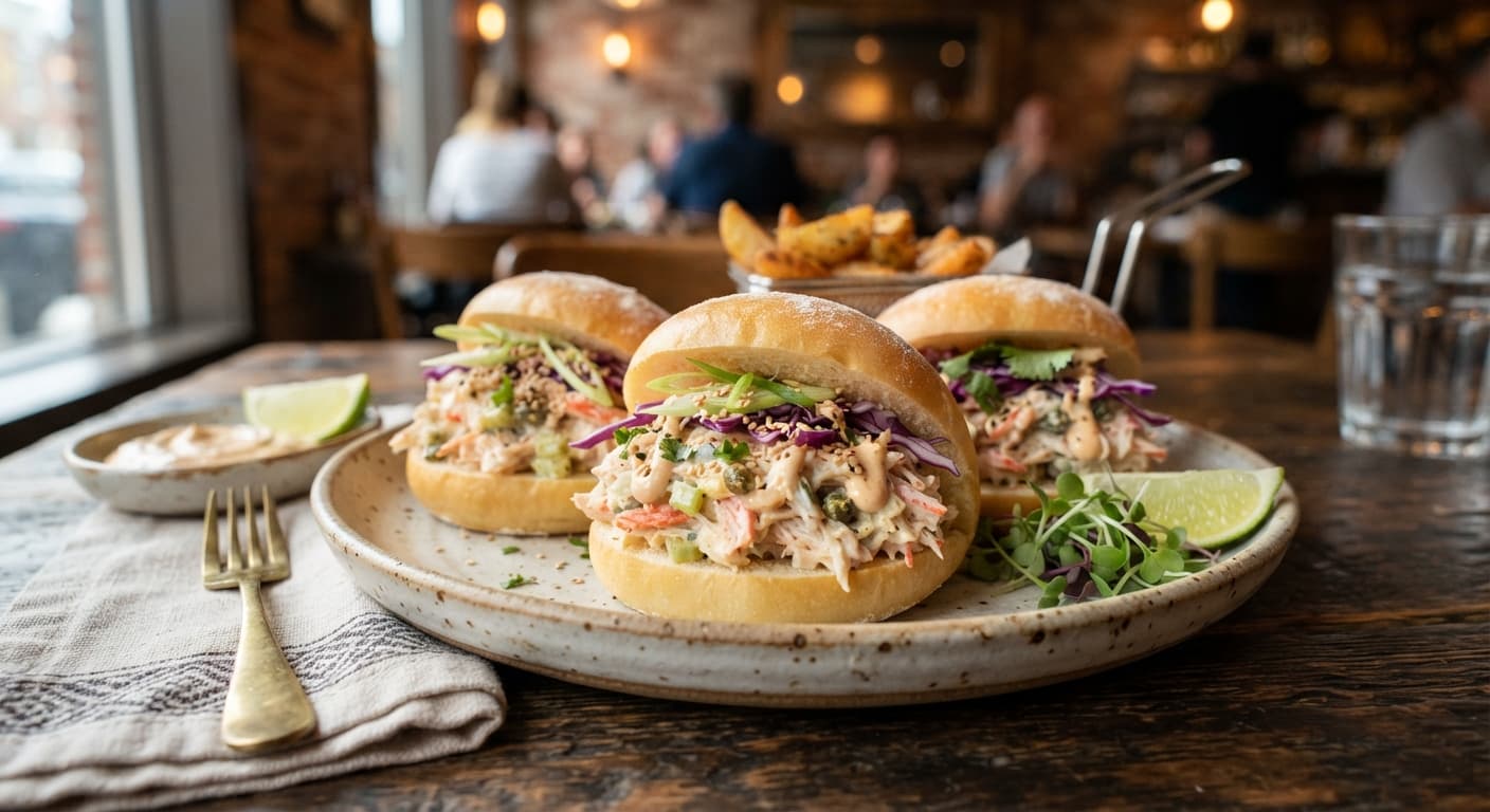 Imitation Crab Rémoulade Bao-Style Brioche Buns