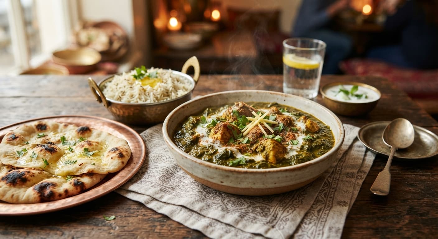 Indian Chicken Saag (Spinach Curry)